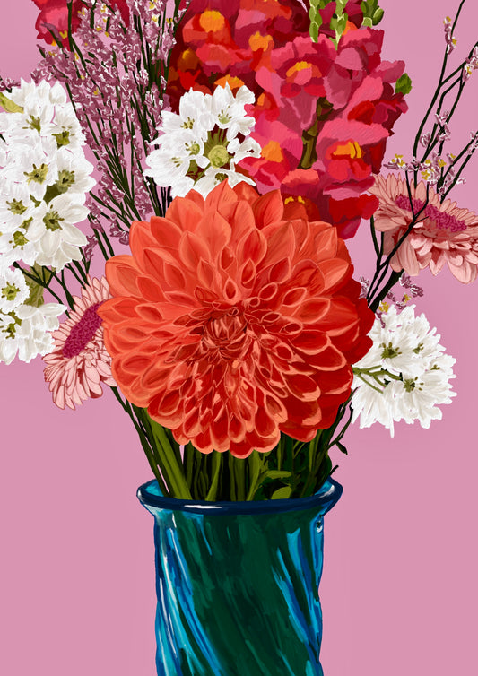BLOOMING MARVELLOUS - Medium A2 - 420mm x 595mm Enhanced Matte Paper Print (Image shown)