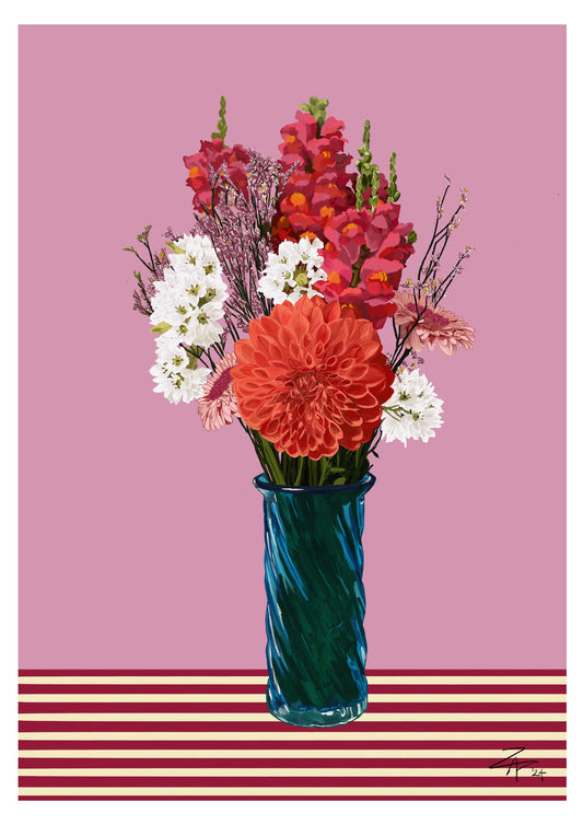 BLOOMING MARVELLOUS - Medium A2 - 420mm x 595mm Enhanced Matte Paper Print (Image shown)